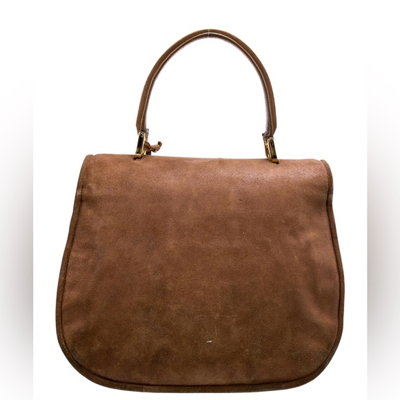 Vintage (2006) Brown Suede Balenciaga Saddle Bag - Picture 3 of 4